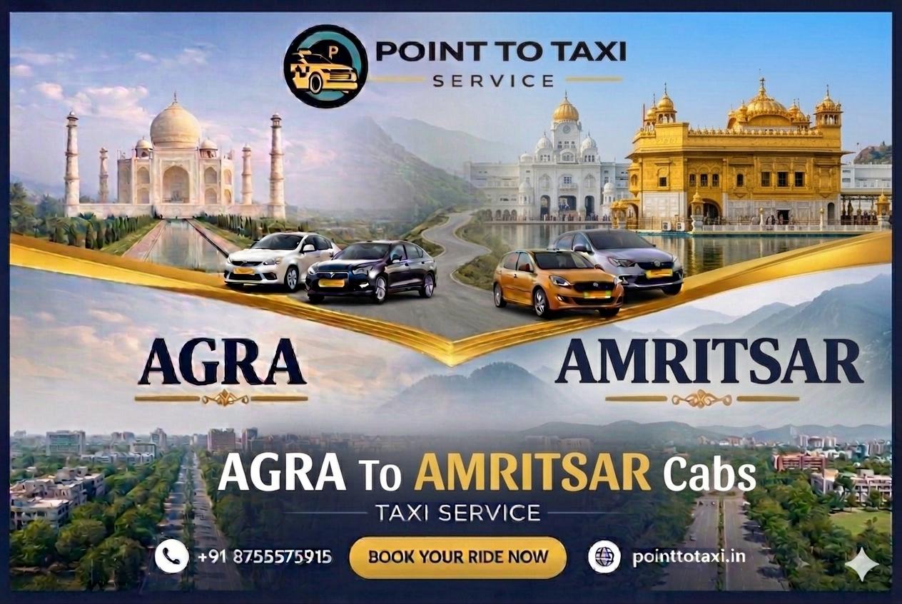 Agra to Amritsar Car  Rental