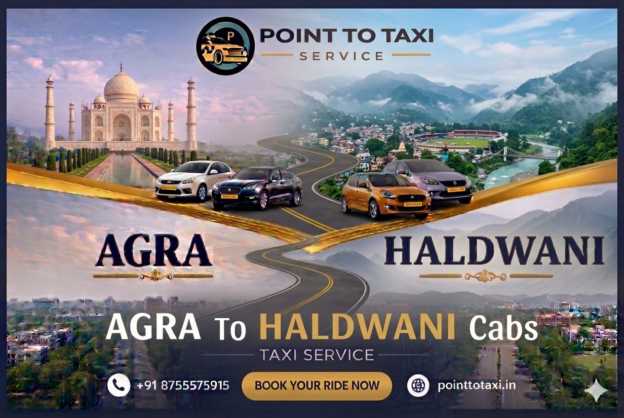 Agra to Haldwani Taxi Service