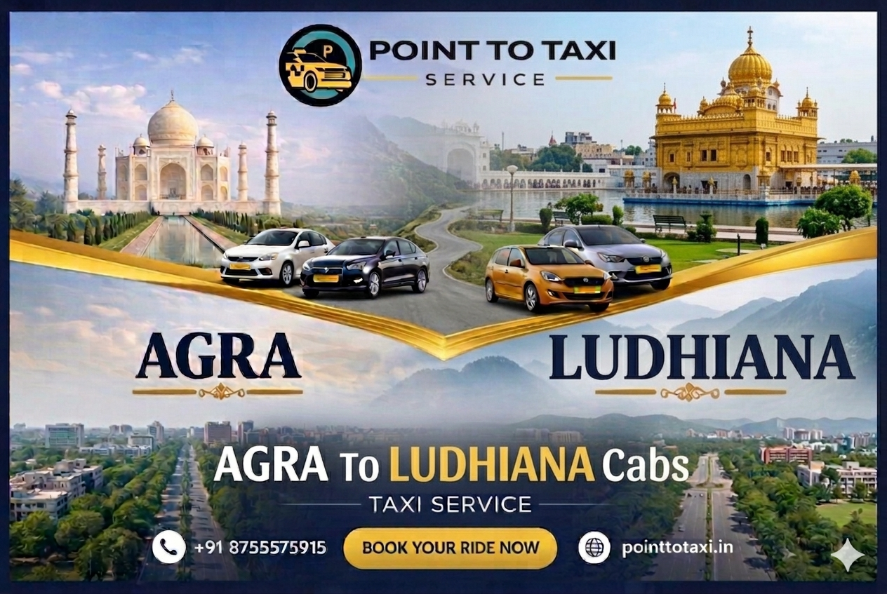 Agra to Ludhiana Taxi Service