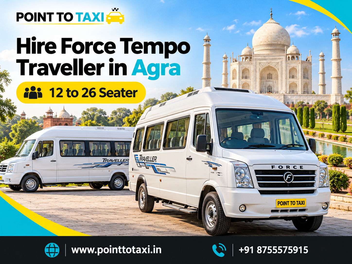 Hire Tempo Traveller in Agra